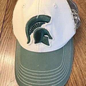 Women's Michigan State Spartans Embroidered Cap with Camouflage. Camo. EUC